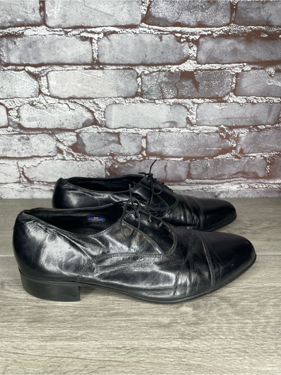 VTG Florsheim Black Patent Leather Oxford Lace Up Dress Shoes Men’s Sz 9.5D US main image 11
